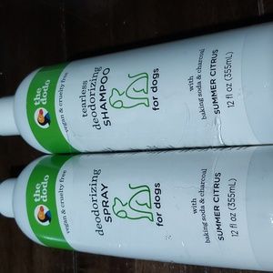 💙2/$25 or 4/$40 The Dodo Deodorizing Spray and Tearless Deodorizing Shampoo nip